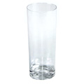 Vaso tubo 30 cl, en policarbonato irrompible y transparente